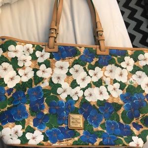 Dooney & Bourke floral tote bag.